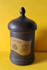 Ancien Pot A Tabac Publicitaire De Marque Wilde Havana Cuba Cigares En Céramique