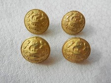 lot de 4 boutons militaires