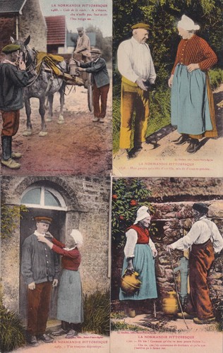 Lot cartes postales - de,