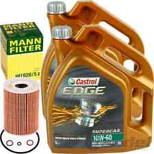 Mann Filtre à Huile + Castrol 10W60 Convient pour BMW 3er E90 E92 E93 M3 + GTS