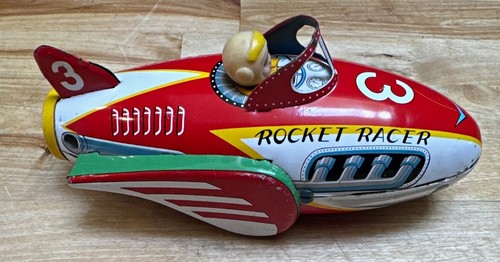 Vintage 1950 tin rocket - 1950,