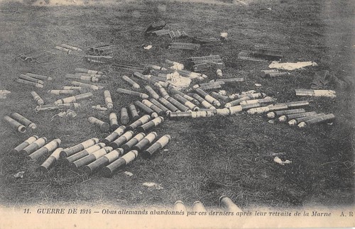 Cpa obus allemands - obus,