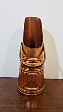 Seau à charbon ancien en cuivre pour charbon ou pellets.