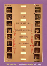 CARTE STÉRÉO COLORELIEF N° 923 : NUS ÉROTIQUES, HOMME, FEMMES, CABARET  -P112