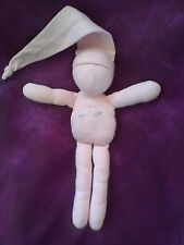 Doudou lutin ROSE bonnet ailes