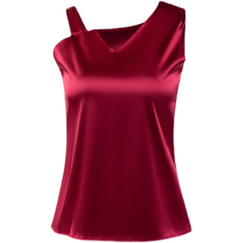 Faux soie femme satin gilet - soie,