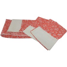 DRAP ET 2 TAIES VINTAGES