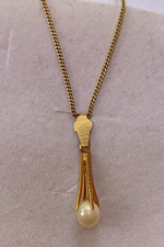 SUPERBE PENDENTIF EN OR JAUNE 18 CARATS 750 AVEC UNE JOLIE PERLE DE CULTURE !