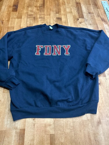Vintage fdny black crewneck - vintage,