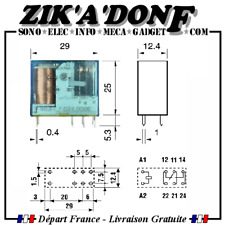 Relais Finder 40.61.7.024.0000 1RT 24V 16A (Expédié depuis la France)