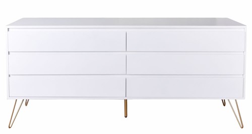 Buffet blanc lowboard - buffet,