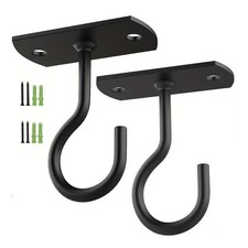 Crochets solides en fer forgé support sécurisé pour plantes suspendues oiseau