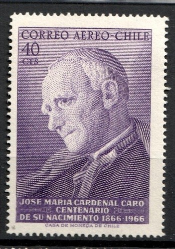 Timbre stamp chili - chili, 1967