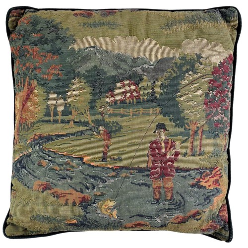 Tapestry pillow pictorial - pillow,