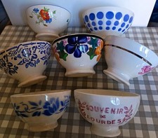 Lot 7 anciens petits bols