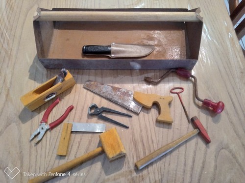 Ancien jeu outils - , menuisier