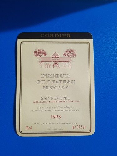 Etiquette vin château - vin-château, meyney
