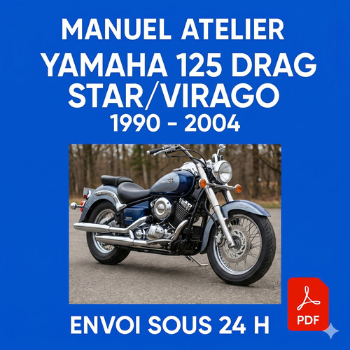 Manuel atelier yamaha 125 - manuel, drag