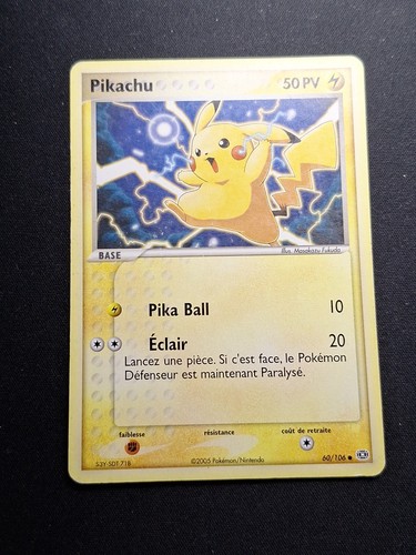 Pikachu 106 emeraude - pikachu,