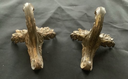 Pieds bronze pour pendule - bronze,