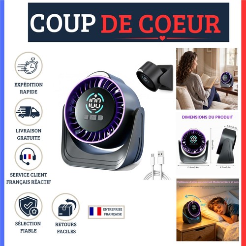 Ventilateur bureau usb - de,