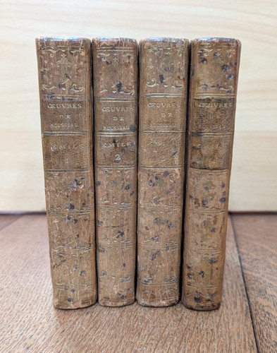 Livre ancien rousseau - ancien-j.,