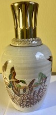 lampe berger en grès émaillé signé BRUGNOT - canards sauvages  modèle N°3 - N°40