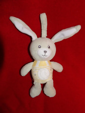 Doudou Peluche CHICCO Lapin Lumineux et Musical Gris jaune