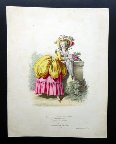 Gravure xix colorisée - gravure,