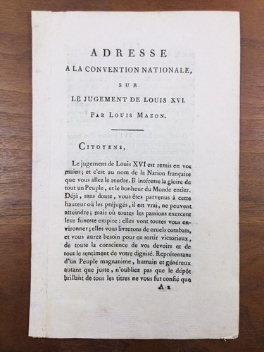 Louis mazon 1792 - mazon, du