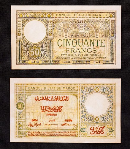 1920 francs maroc - -,