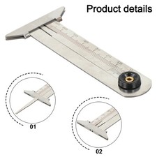 Jauge de profondeur de bande de roulement de pneu professionnelle avec échelle