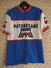 Maillot Cycliste vintage Motobécane Tricodor Cycles Acrylique 70'S - M