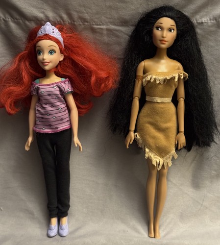 Aerial and pocahontas dolls - aerial, dolls.