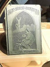 CAPPIELLO, Plaque d'impression