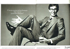 publicité Advertising 0423  1976   pret à porter homme Guy Dormeuil  2 pages