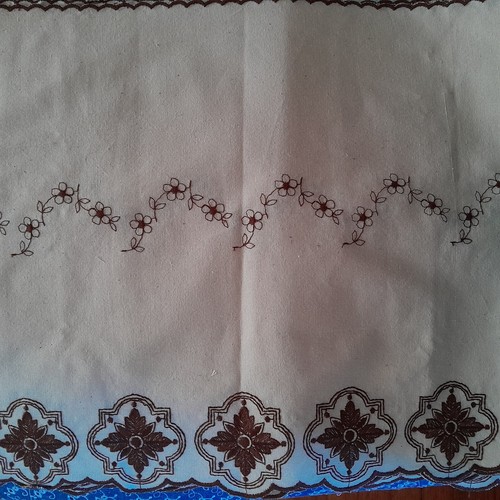 Tissu mètre broderie - mètre,