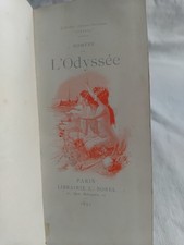 HOMERE L'ODYSSEE 1897 GRAVURES ANTOINE CALBET RELIURE