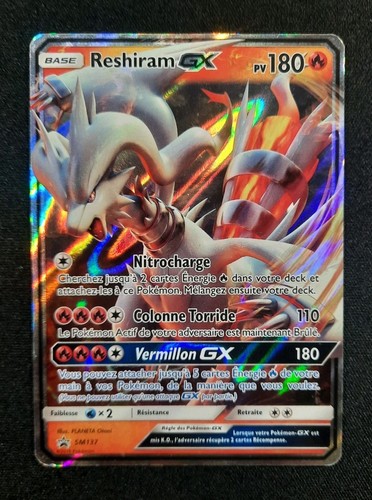 Carte pokémon reshiram - pokémon,