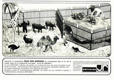 PUB BRITAINS  " LES ANIMAUX du ZOO  " 1967 ( 1 )