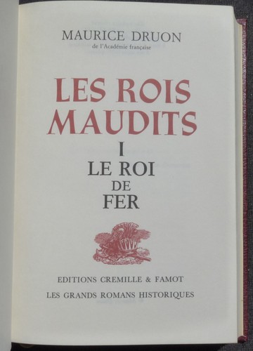 Les rois maudits tome - , 1