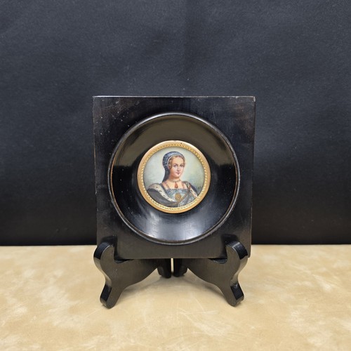 Miniature ancienne portrait - miniature,