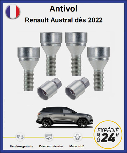 Ecrous antivol roues - antivol, de