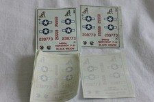 Model maquette: decals, décalcomanies: avion, P-61 Black Widow, Airfix, 1/72 X4