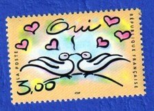 TIMBRE FRANCE 1999 OUI