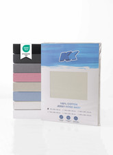 Housse De Matelas En Coton 90x200+30 Cm, Couleurs Diverses