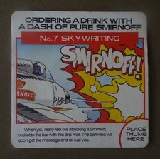 sous bock SMIRNOFF N°7 /