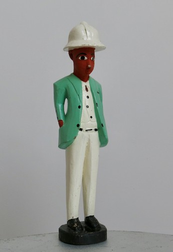 Art africain statue coloniale - art,