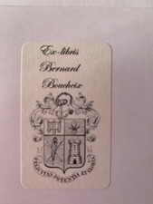 Ex-libris BOUCHEIX Bernard
