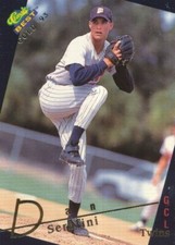 #114 GCL TWINS # DAN SERAFINI BASEBALL CARD CLASSIC BEST GOLD '93